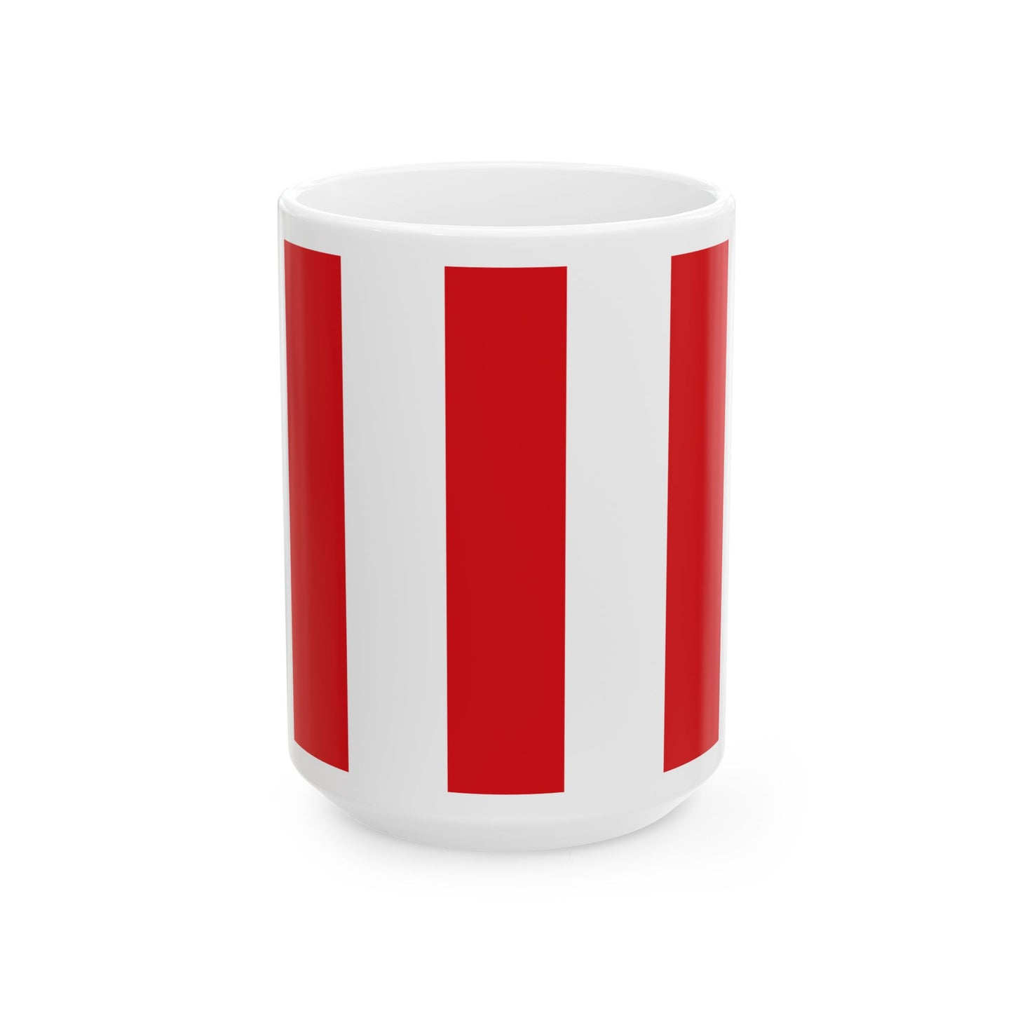 Flag of Zomergem (Belgium) White Coffee Mug-15oz-Go Mug Yourself