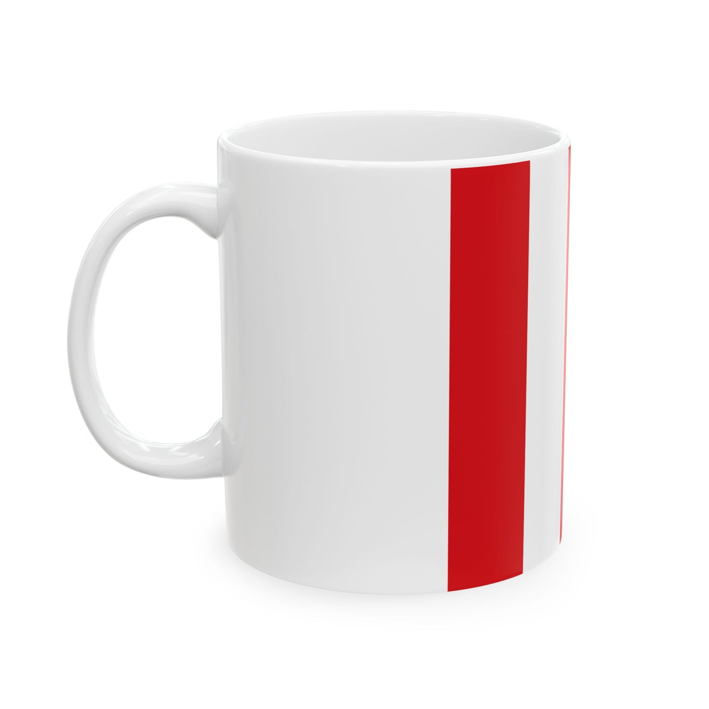 Flag of Zomergem (Belgium) White Coffee Mug-Go Mug Yourself