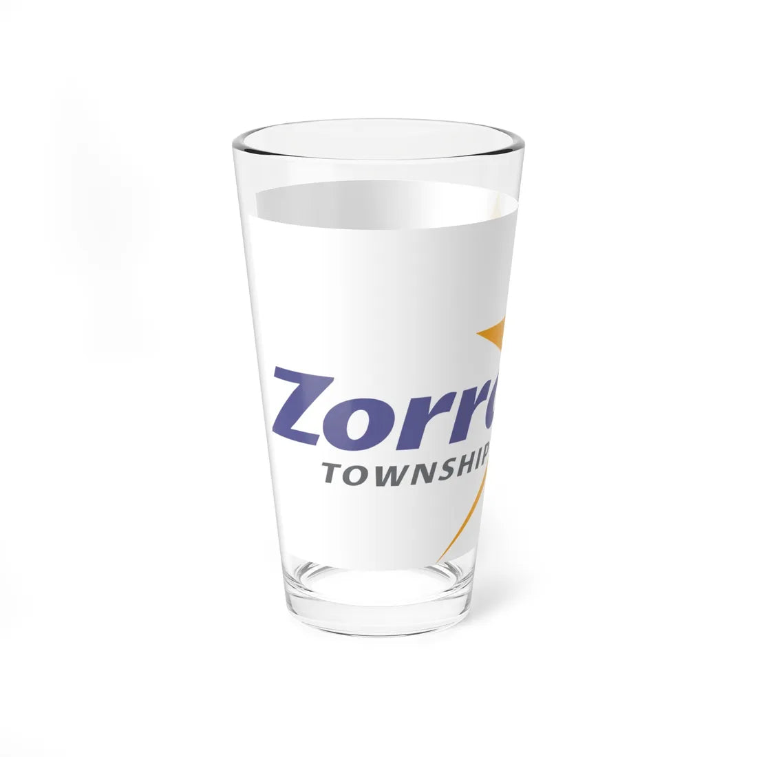 Flag of Zorra Township Canada (Canada) Pint Glass 16oz - Go Mug Yourself