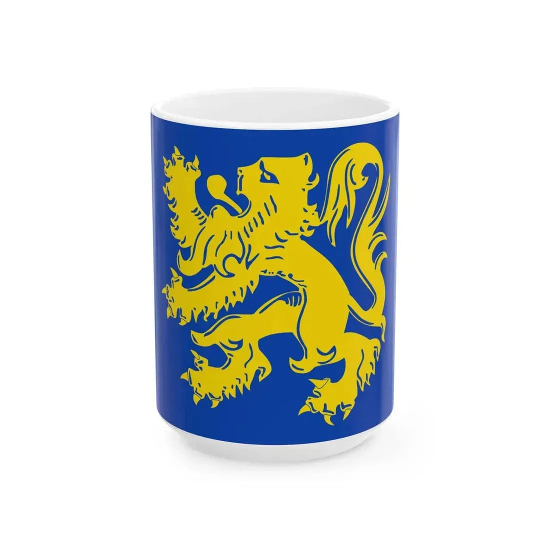 Flag of Zottegem (Belgium) White Coffee Mug 15oz - Go Mug Yourself