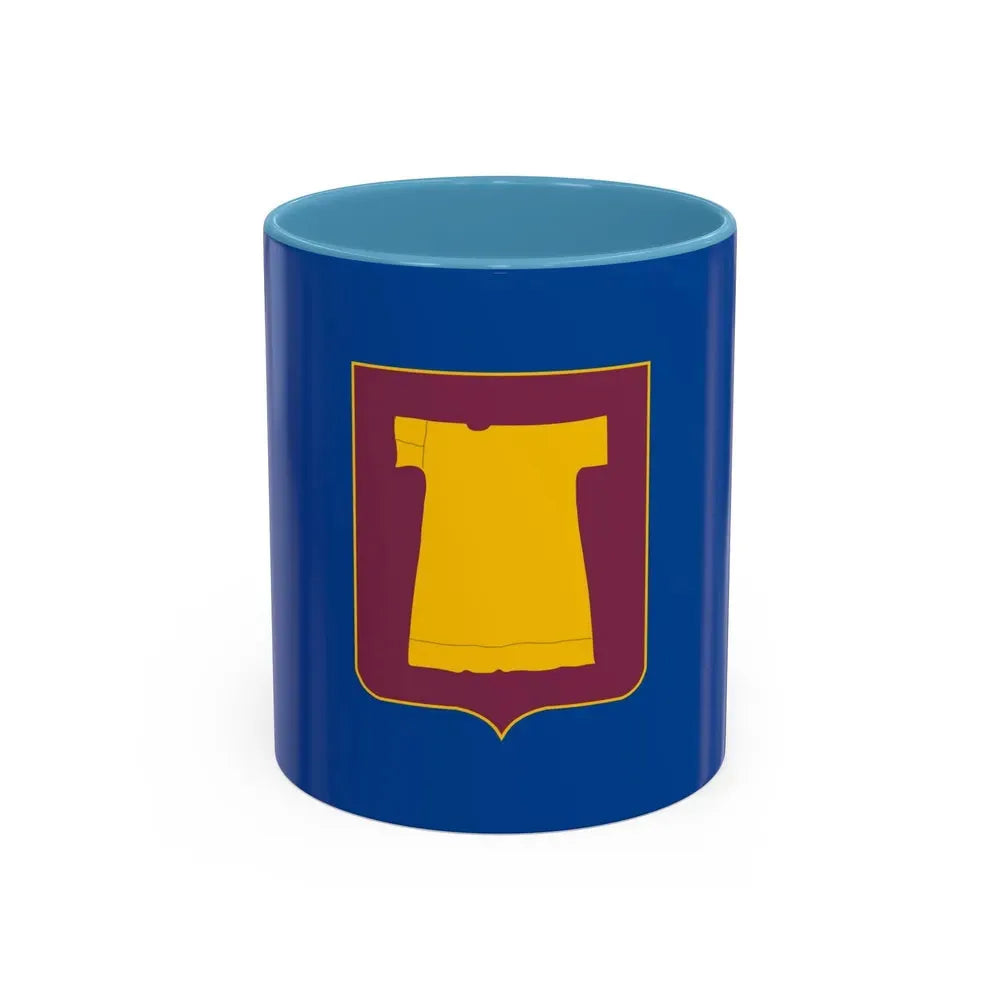 Flag of Zugdidi Georgia - Accent Coffee Mug 11oz Light Blue - Go Mug Yourself