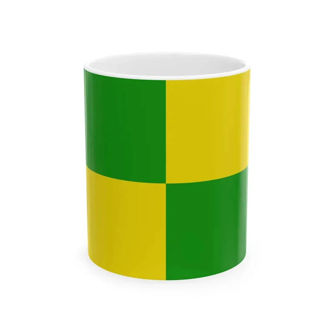 Flag of Zulte (Belgium) White Coffee Mug 11oz - Go Mug Yourself