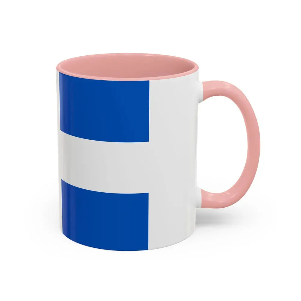 Flag of Zwolle the capital of the province of Overijssel Netherlands - Accent Coffee Mug - Go Mug Yourself