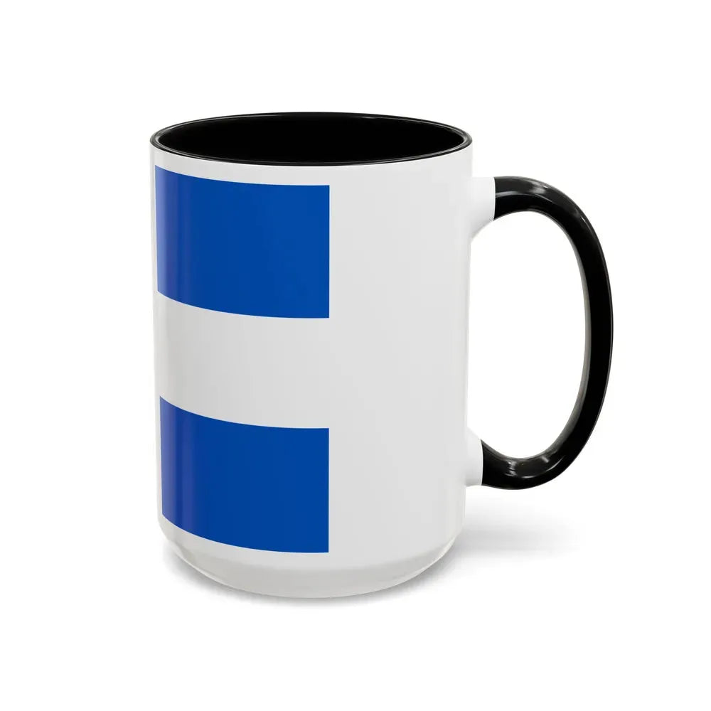 Flag of Zwolle the capital of the province of Overijssel Netherlands - Accent Coffee Mug - Go Mug Yourself