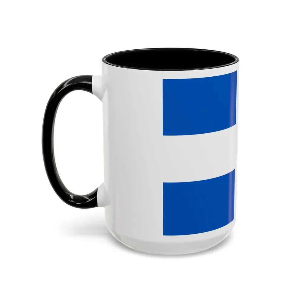 Flag of Zwolle the capital of the province of Overijssel Netherlands - Accent Coffee Mug - Go Mug Yourself