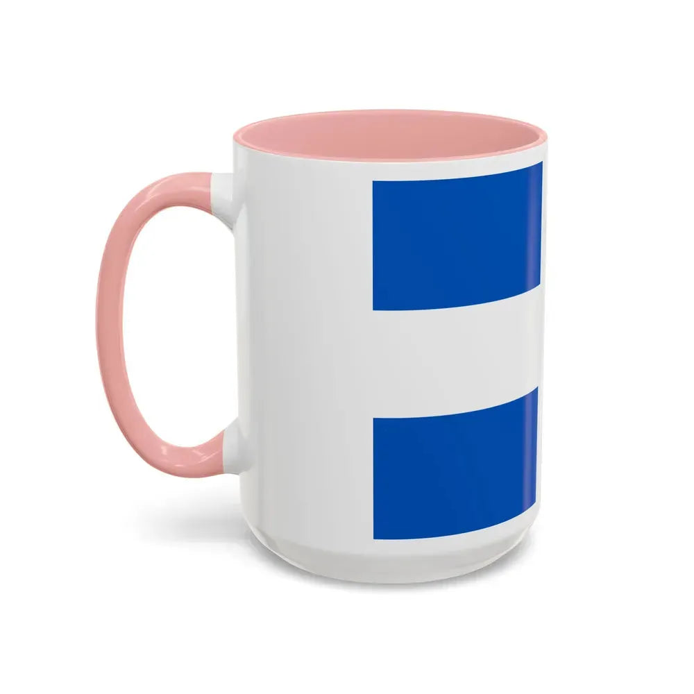 Flag of Zwolle the capital of the province of Overijssel Netherlands - Accent Coffee Mug - Go Mug Yourself