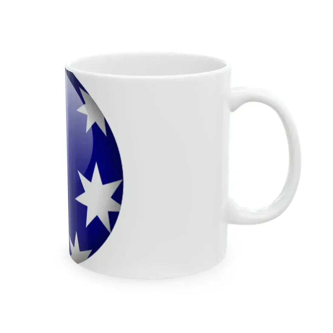 Flag orb Australia (Australia) White Coffee Mug - Go Mug Yourself
