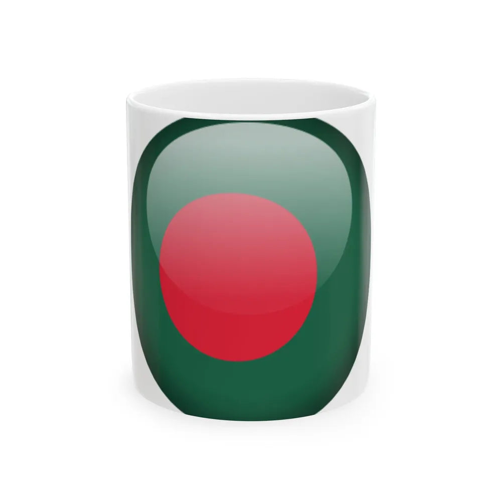 Flag orb Bangladesh (Bangladesh) White Coffee Mug 11oz - Go Mug Yourself
