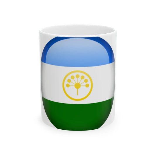 Flag orb Bashkortostan (Russia) White Coffee Mug 11oz - Go Mug Yourself