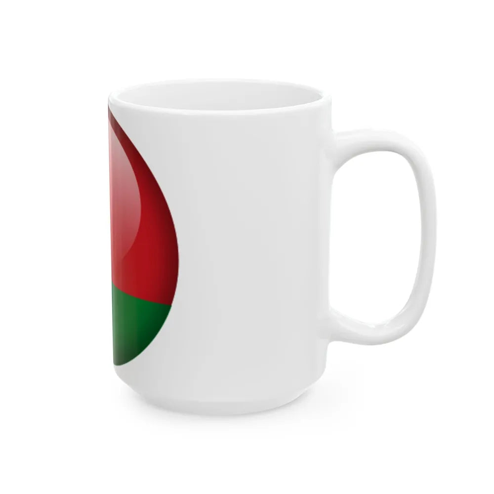 Flag orb Belarus (Belarus) White Coffee Mug - Go Mug Yourself