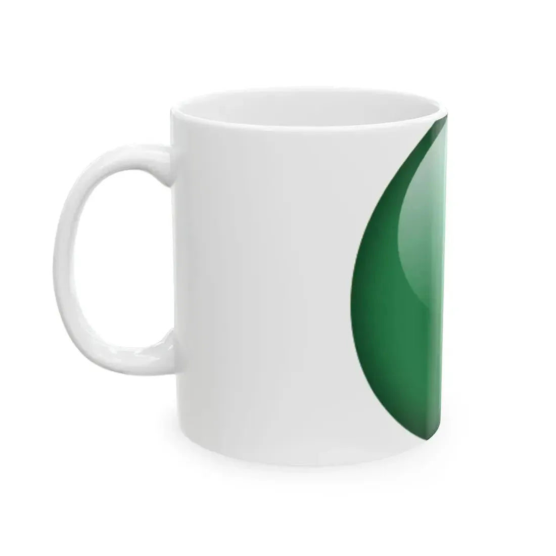 Flag orb Benin (Benin) White Coffee Mug - Go Mug Yourself