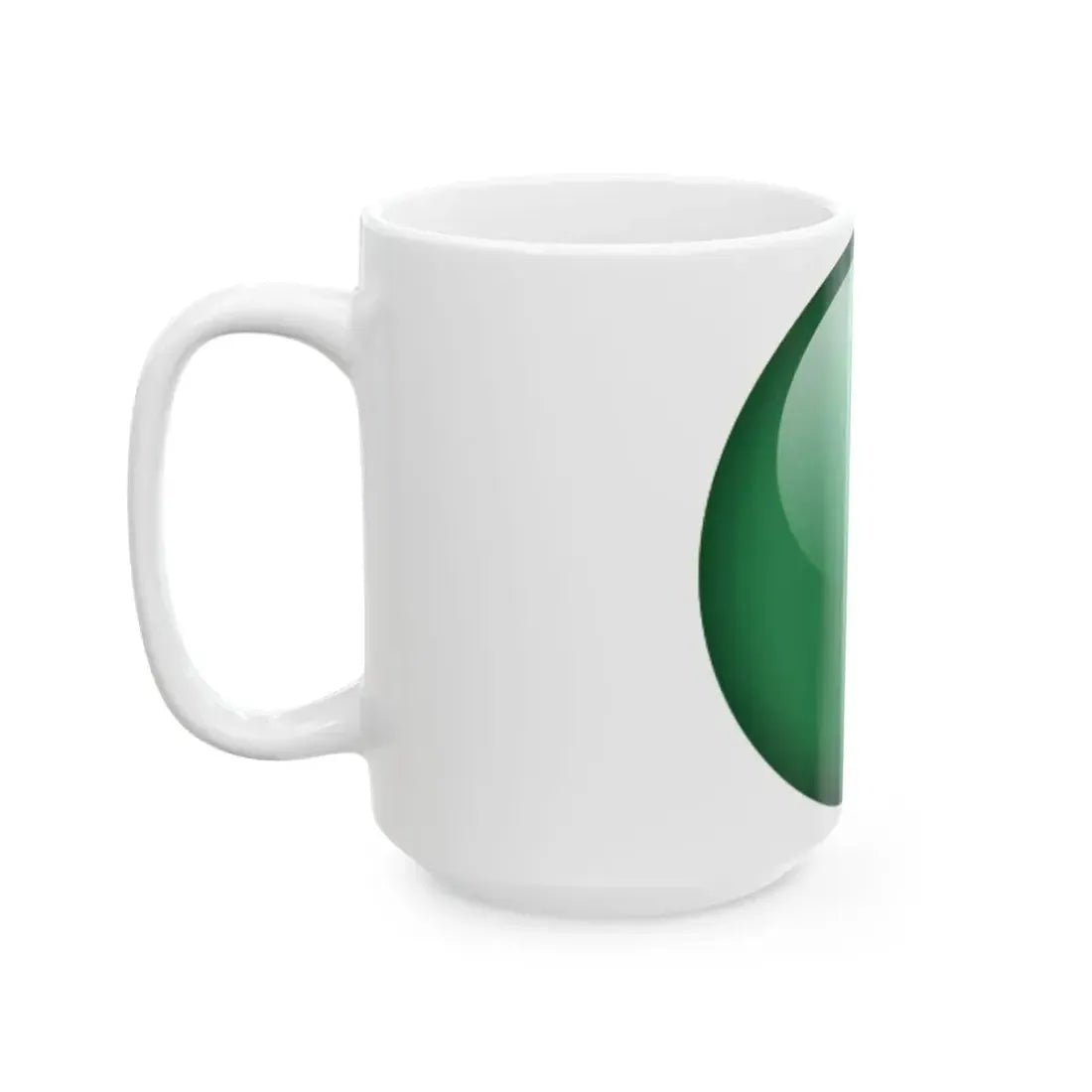 Flag orb Benin (Benin) White Coffee Mug - Go Mug Yourself