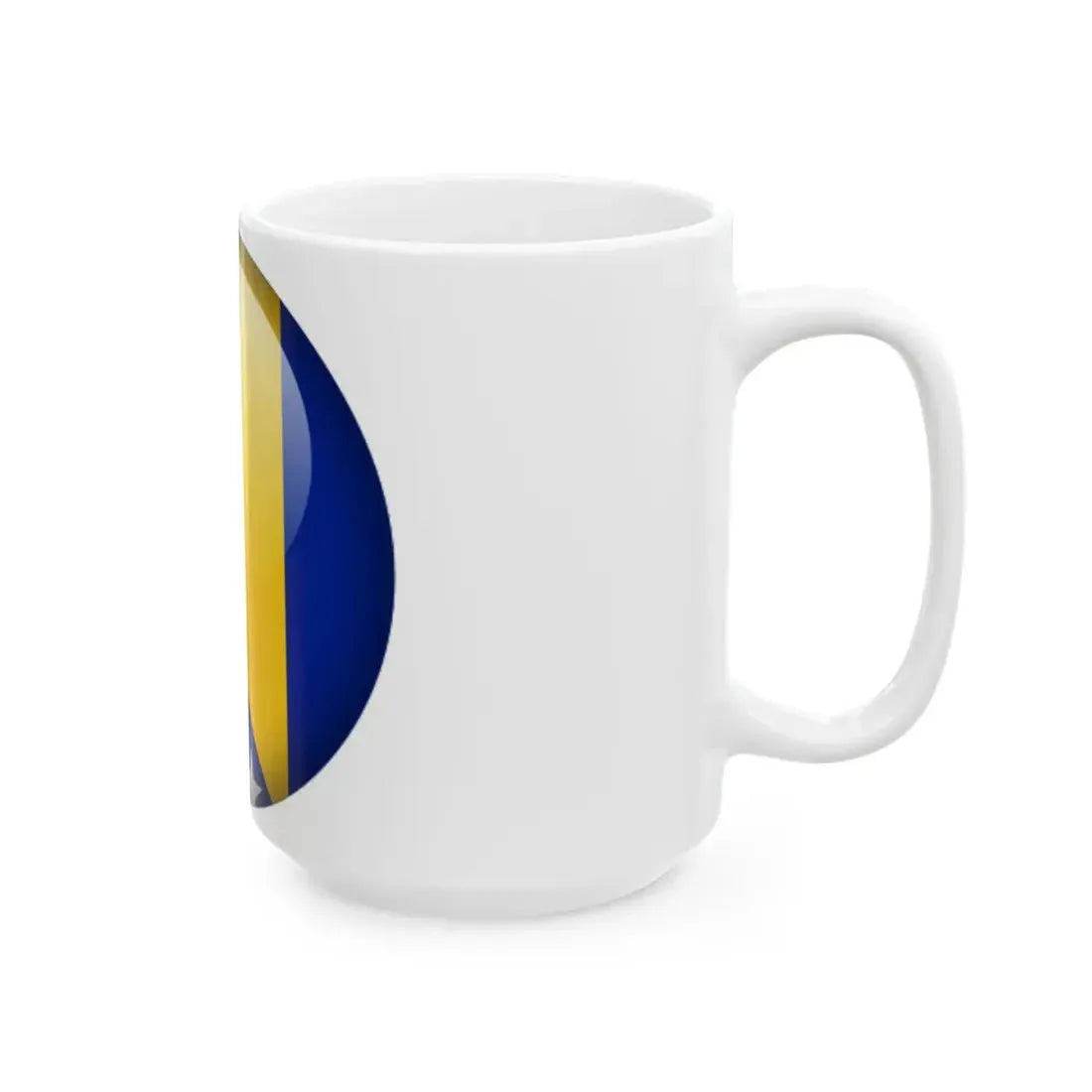Flag orb Bosnia and Herzegovina (Bosnia and Herzegovina) White Coffee Mug - Go Mug Yourself
