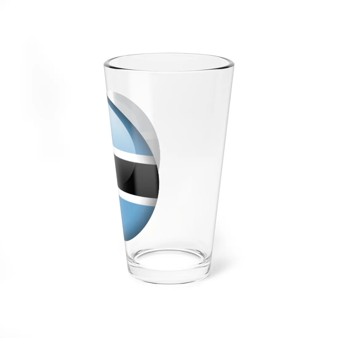 Flag orb Botswana (Botswana) Pint Glass 16oz - Go Mug Yourself