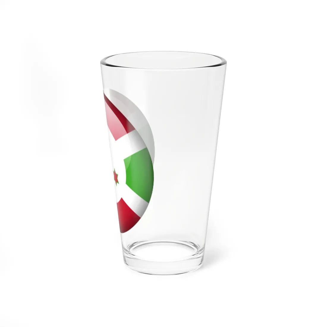 Flag orb Burundi (Burundi) Pint Glass 16oz - Go Mug Yourself