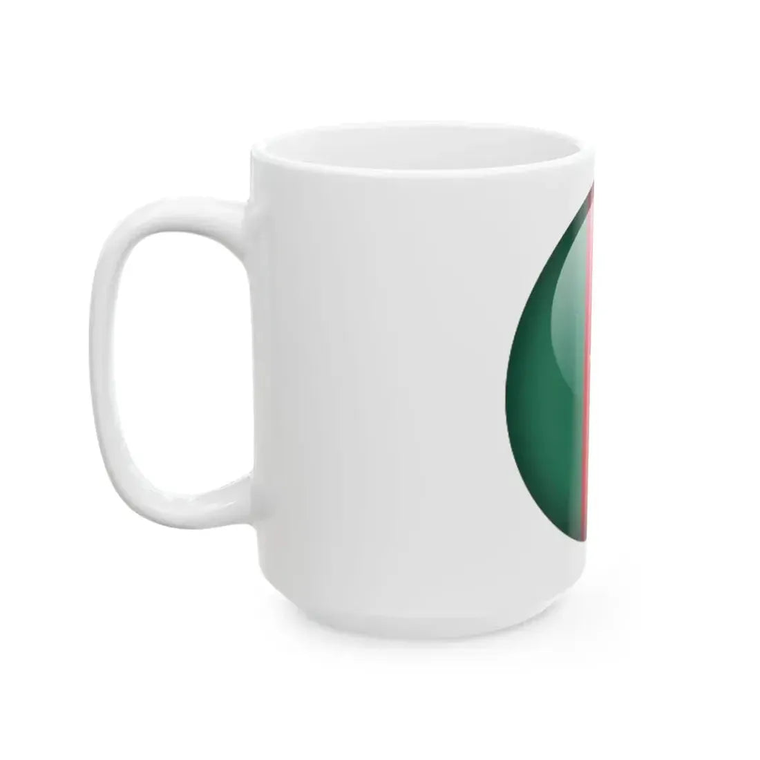 Flag orb Cameroon (Cameroon) White Coffee Mug - Go Mug Yourself