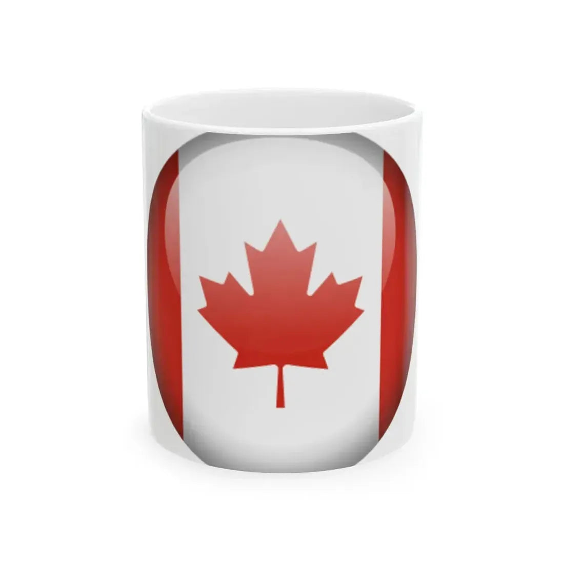 Flag orb Canada (Canada) White Coffee Mug 11oz - Go Mug Yourself