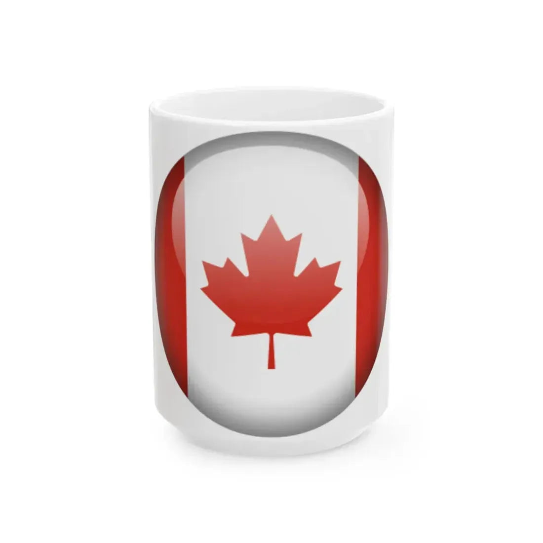 Flag orb Canada (Canada) White Coffee Mug 15oz - Go Mug Yourself