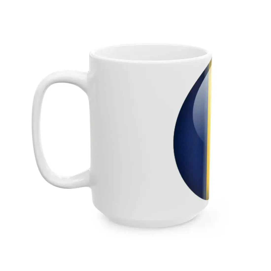 Flag orb Chad (Chad) White Coffee Mug - Go Mug Yourself