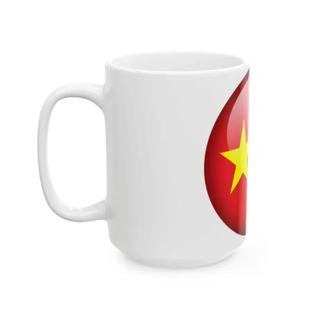 Flag orb China (China) White Coffee Mug - Go Mug Yourself