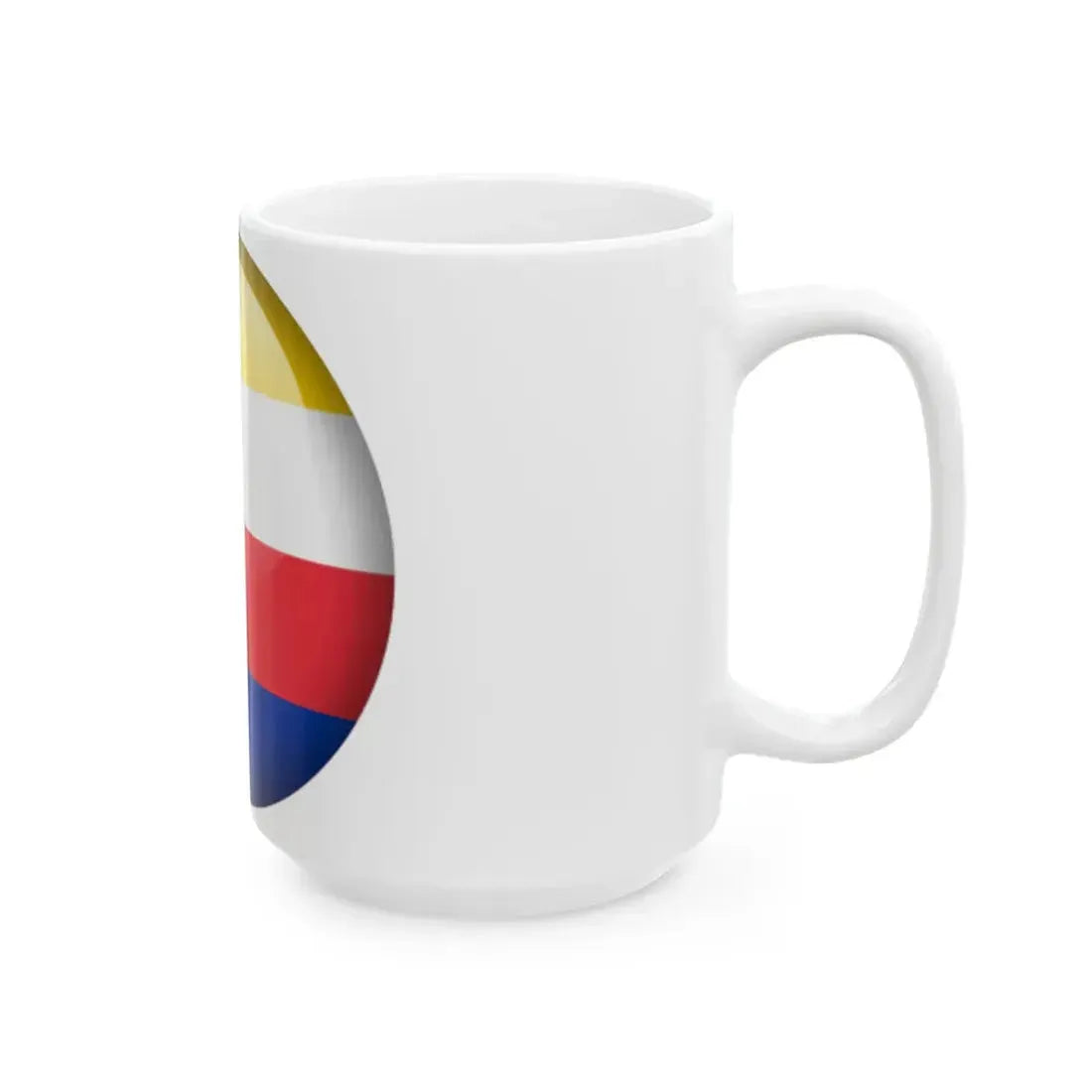 Flag orb Comoros (Comoros) White Coffee Mug - Go Mug Yourself