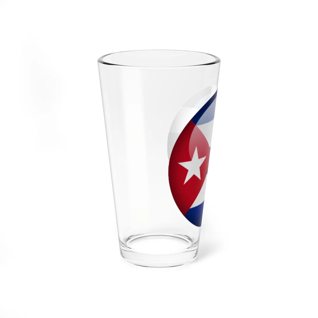 Flag orb Cuba (Cuba) Pint Glass 16oz - Go Mug Yourself