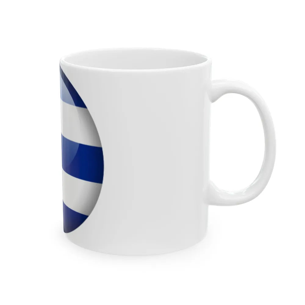 Flag orb Cuba (Cuba) White Coffee Mug - Go Mug Yourself