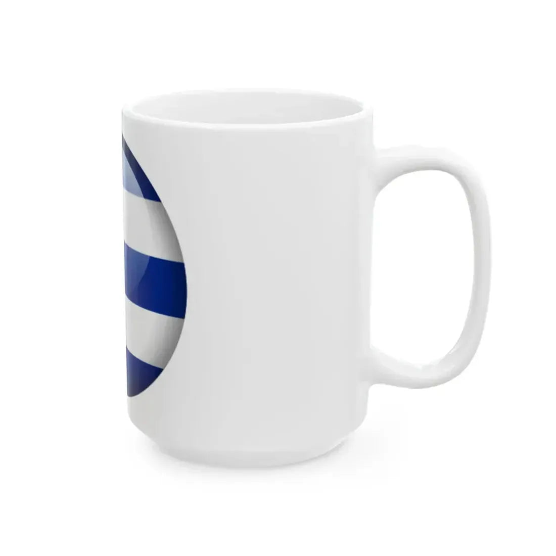 Flag orb Cuba (Cuba) White Coffee Mug - Go Mug Yourself