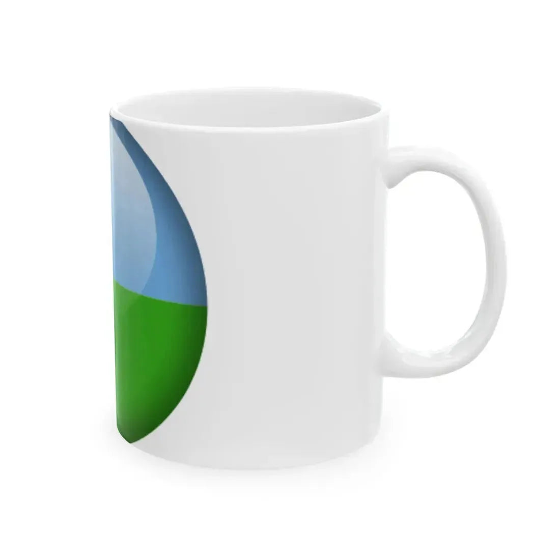 Flag orb Djibouti (Djibouti) White Coffee Mug - Go Mug Yourself