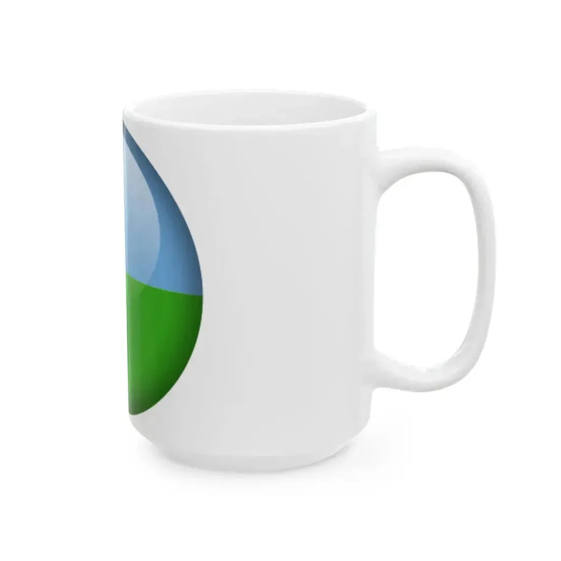 Flag orb Djibouti (Djibouti) White Coffee Mug - Go Mug Yourself