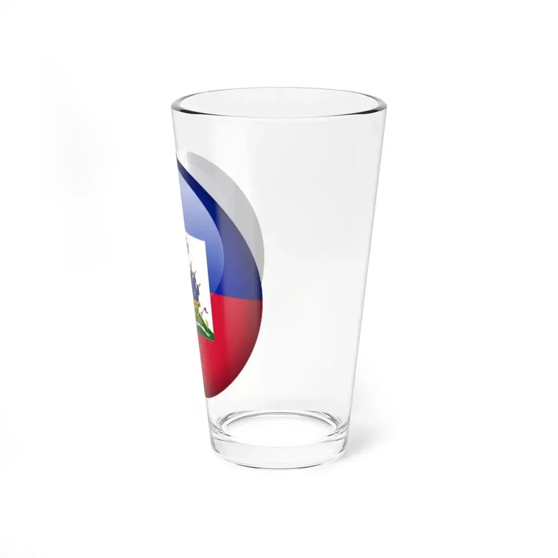 Flag orb Haiti (Haiti) Pint Glass 16oz - Go Mug Yourself