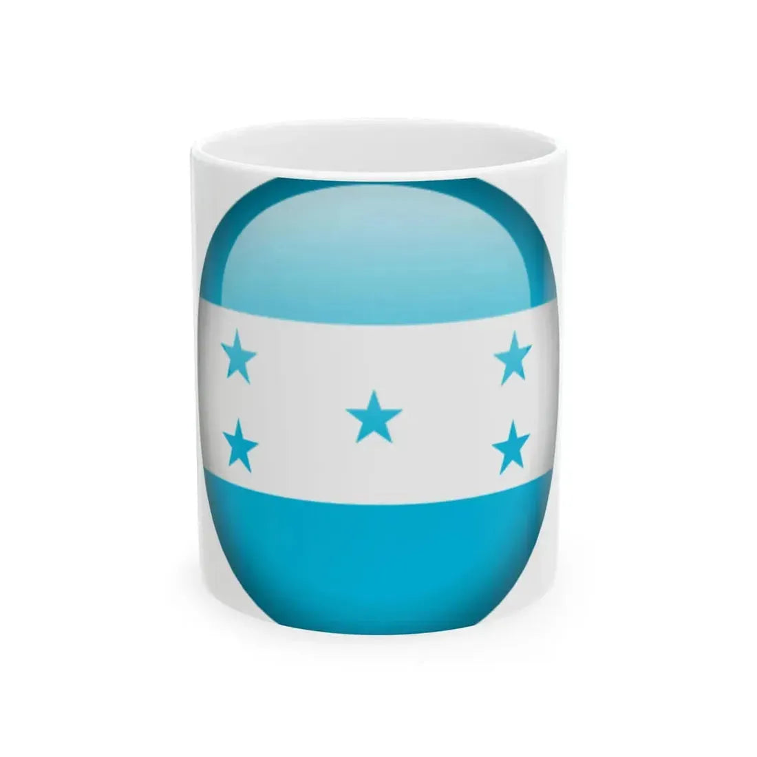 Flag orb Honduras (Honduras) White Coffee Mug 11oz - Go Mug Yourself