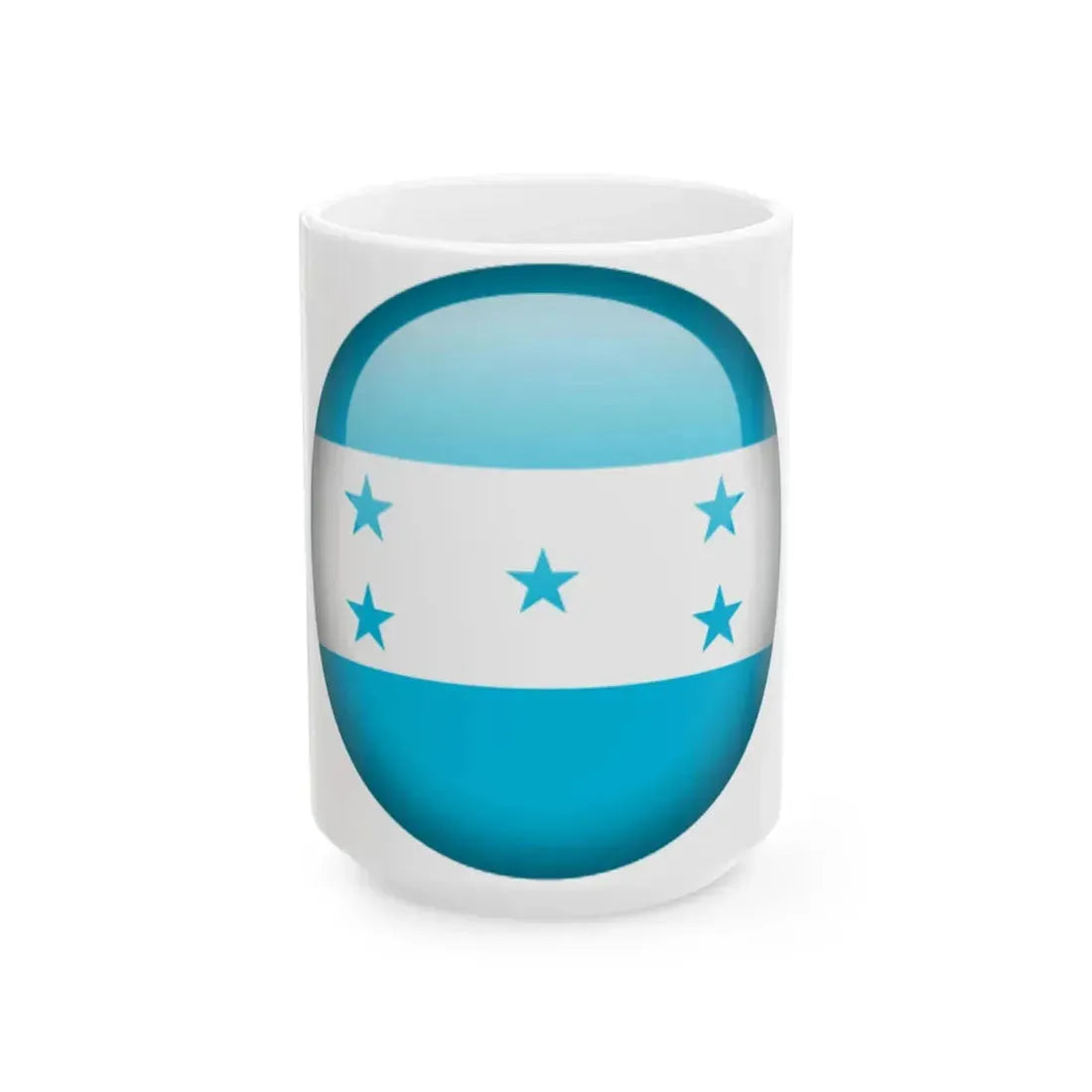 Flag orb Honduras (Honduras) White Coffee Mug 15oz - Go Mug Yourself
