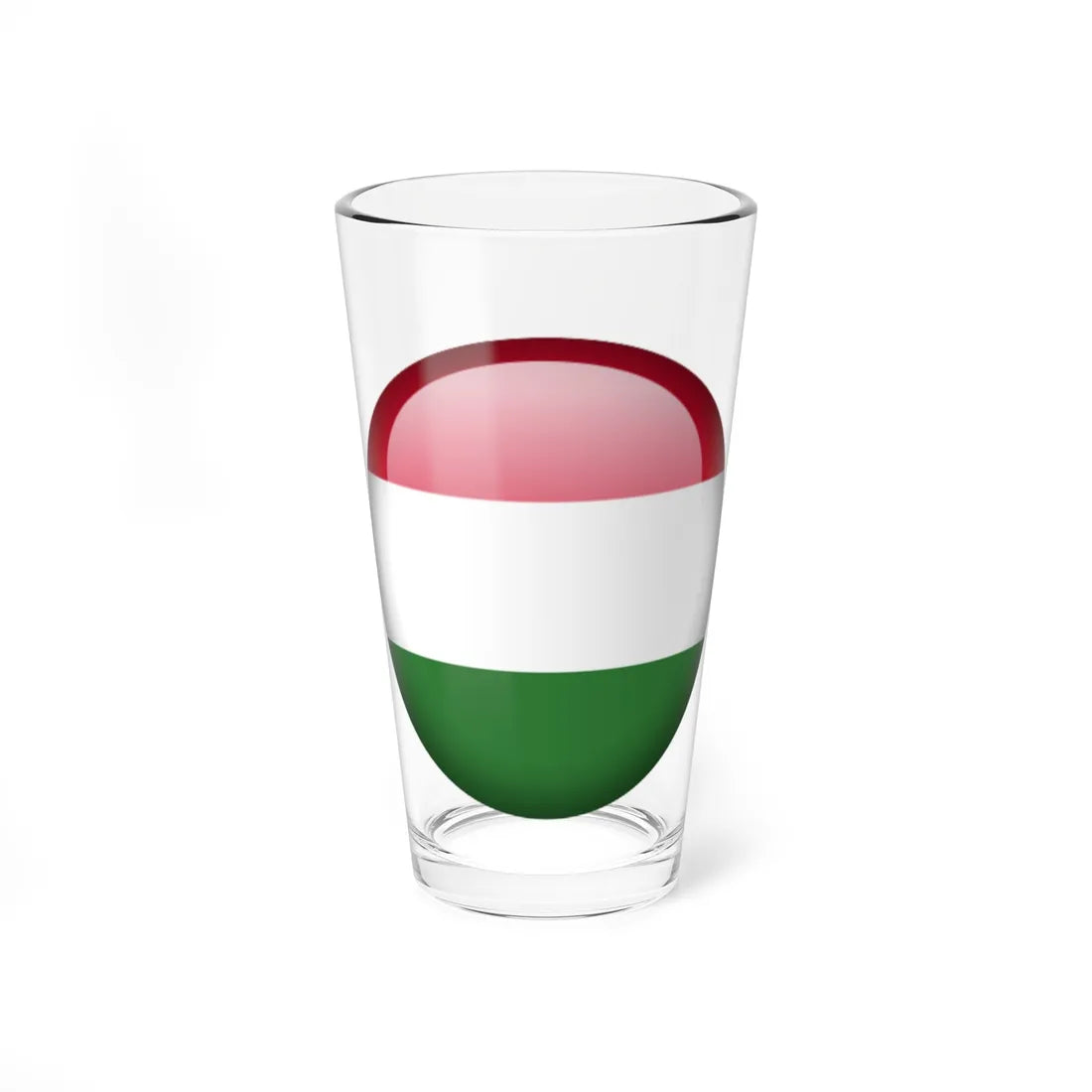 Flag orb Hungary (Hungary) Pint Glass 16oz 16oz - Go Mug Yourself