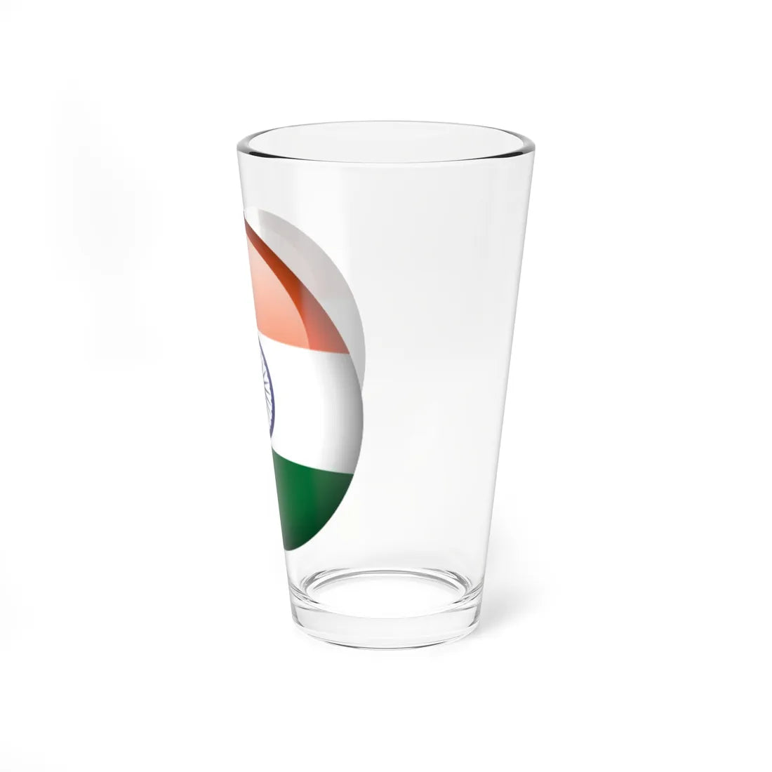Flag orb India (India) Pint Glass 16oz - Go Mug Yourself