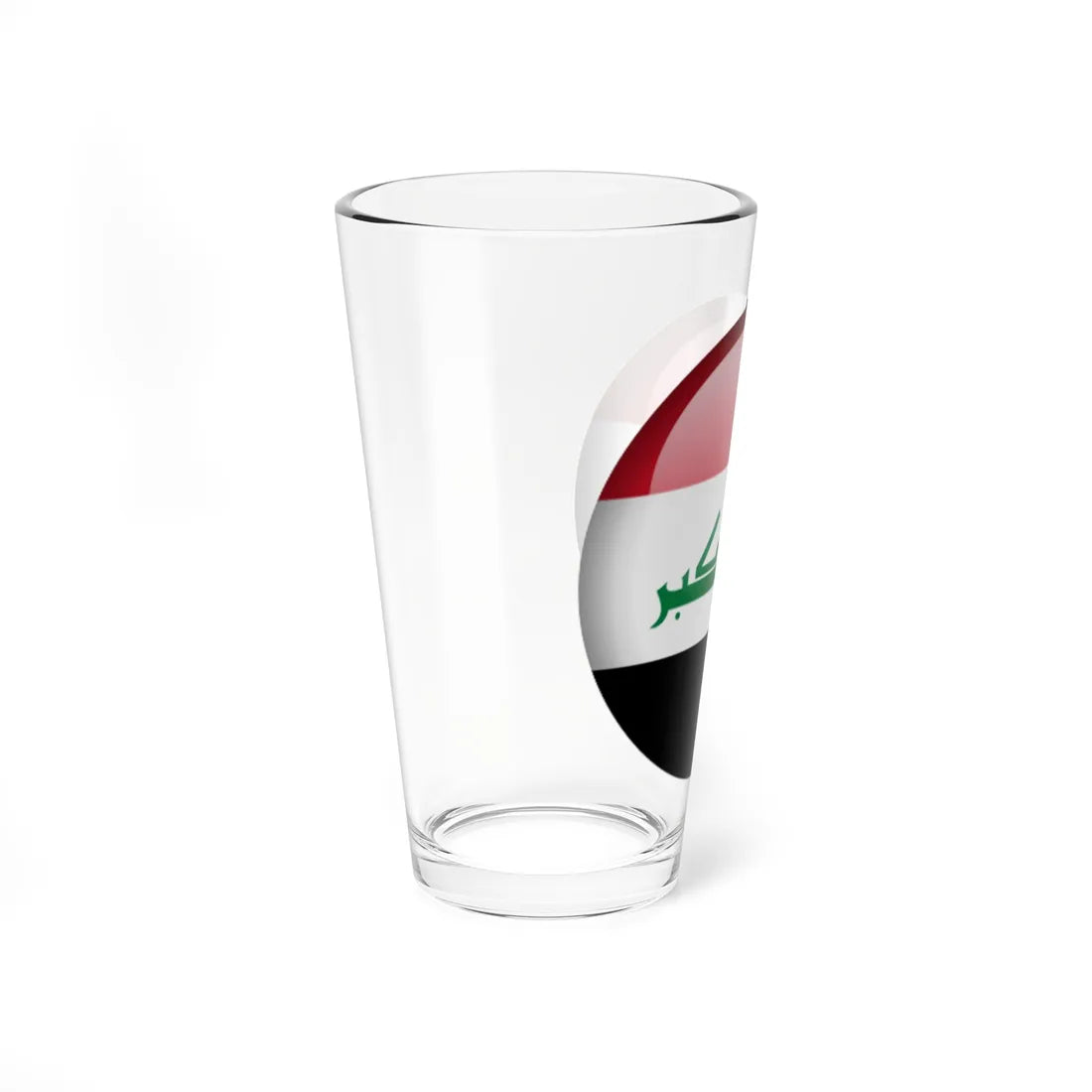Flag orb Iraq (Iraq) Pint Glass 16oz - Go Mug Yourself