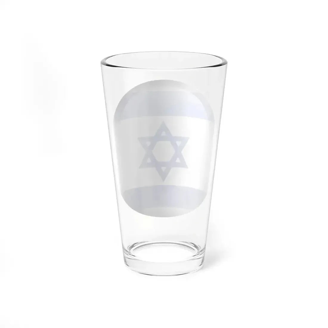 Flag orb Israel (Israel) Pint Glass 16oz - Go Mug Yourself