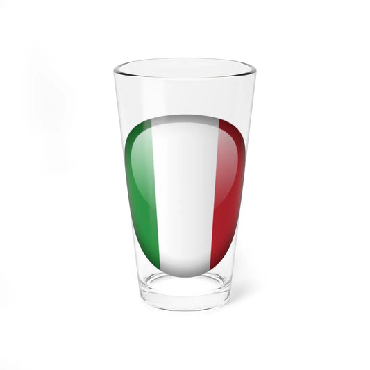 Flag orb Italy (Italy) Pint Glass 16oz 16oz - Go Mug Yourself