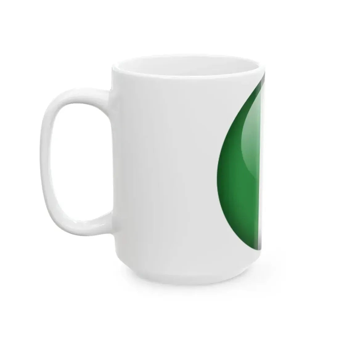 Flag orb Italy (Italy) White Coffee Mug - Go Mug Yourself