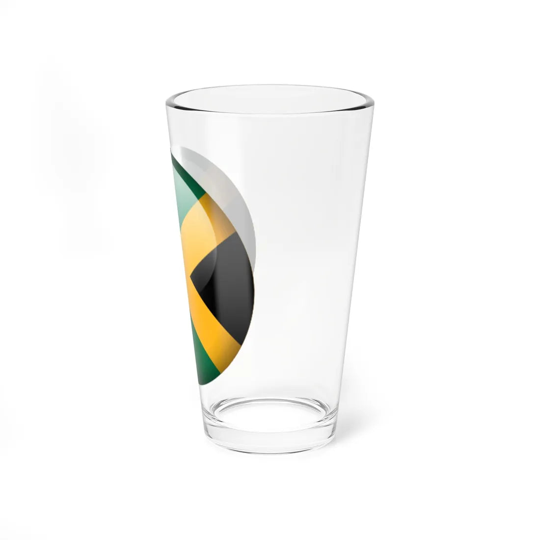Flag orb Jamaica (Jamaica) Pint Glass 16oz - Go Mug Yourself