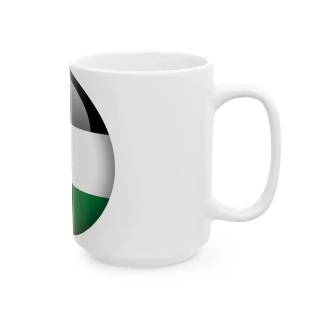 Flag orb Jordan (Jordan) White Coffee Mug - Go Mug Yourself
