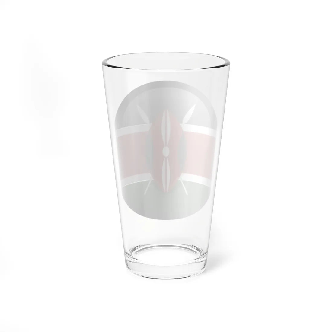 Flag orb Kenya (Kenya) Pint Glass 16oz - Go Mug Yourself