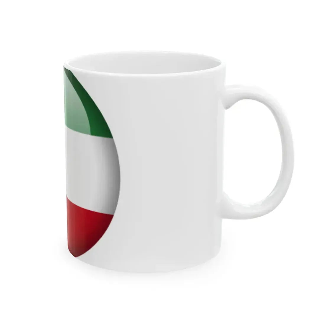 Flag orb Kuwait (Kuwait) White Coffee Mug - Go Mug Yourself