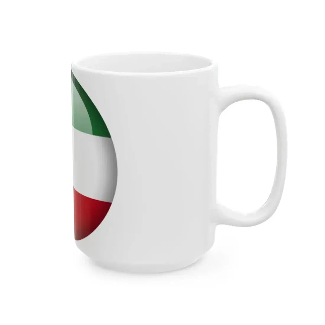Flag orb Kuwait (Kuwait) White Coffee Mug - Go Mug Yourself