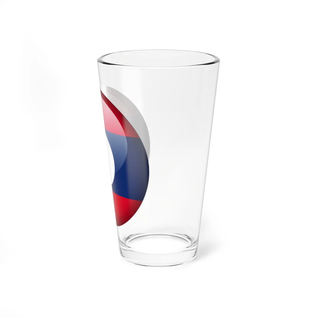 Flag orb Laos (Laos) Pint Glass 16oz - Go Mug Yourself