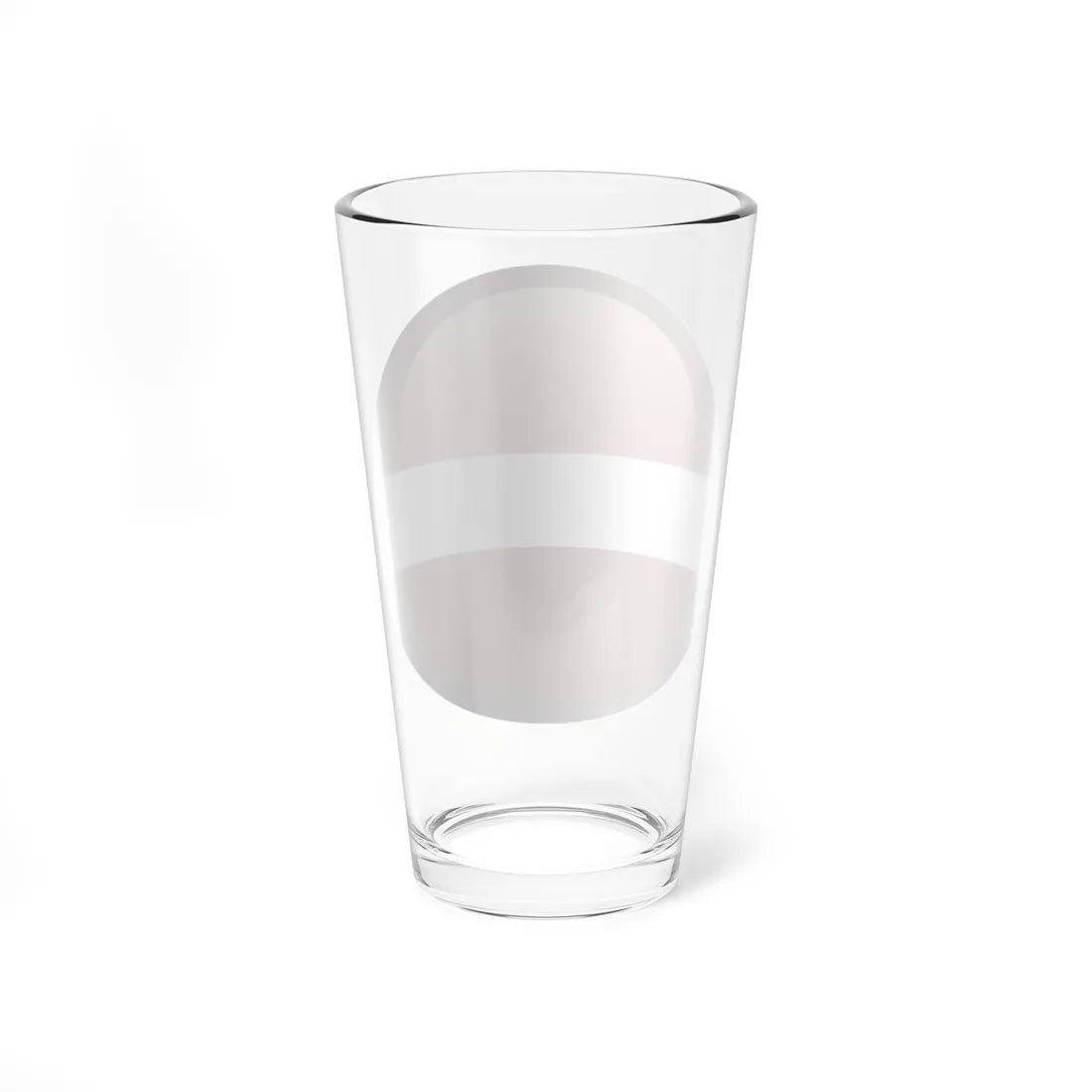 Flag orb Latvia (Latvia) Pint Glass 16oz - Go Mug Yourself