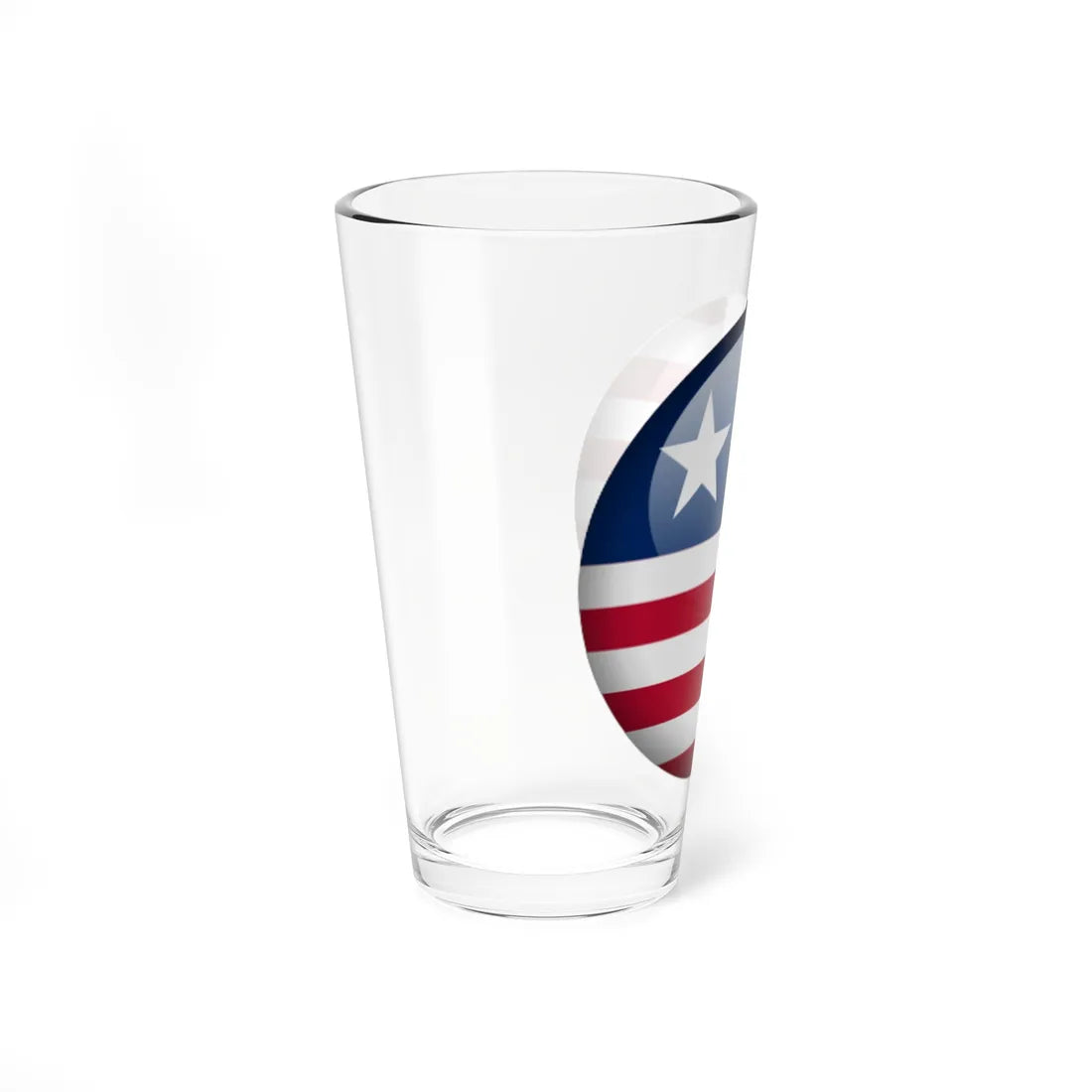 Flag orb Liberia (Liberia) Pint Glass 16oz - Go Mug Yourself