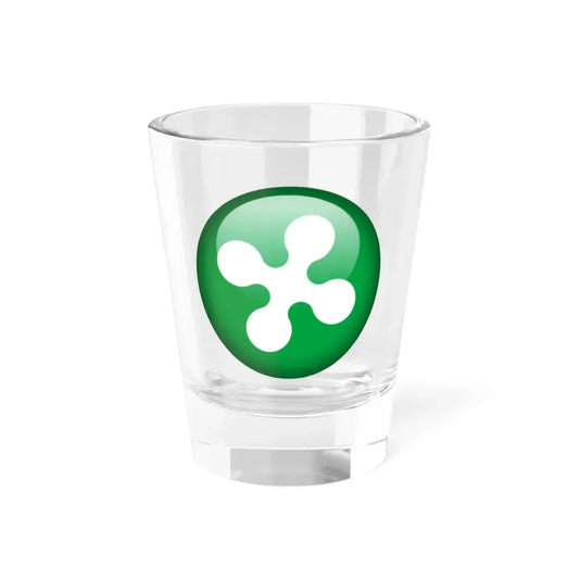 Flag orb Lombardy (Italy) Shot Glass 1.5oz 1.5oz - Go Mug Yourself