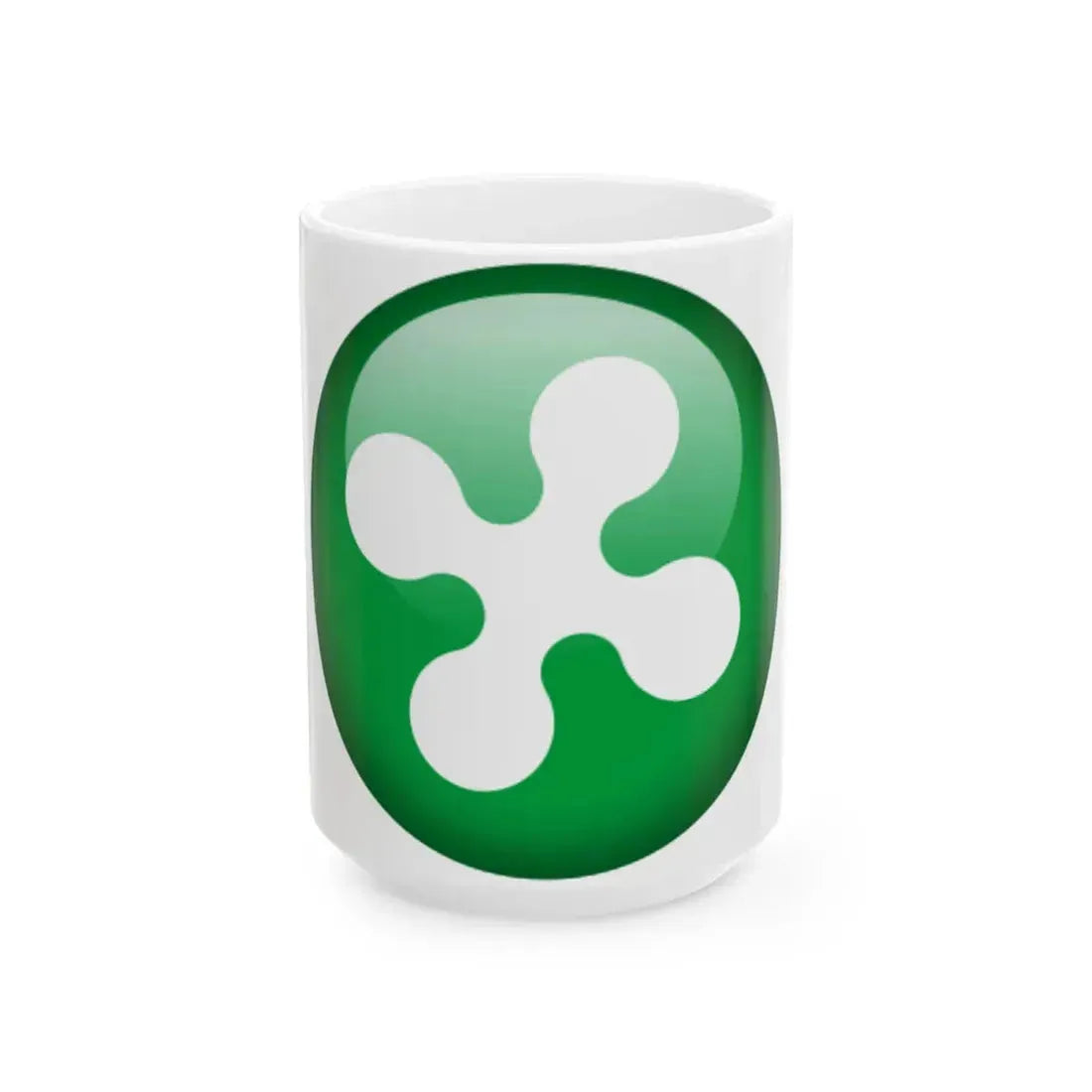 Flag orb Lombardy (Italy) White Coffee Mug 15oz - Go Mug Yourself
