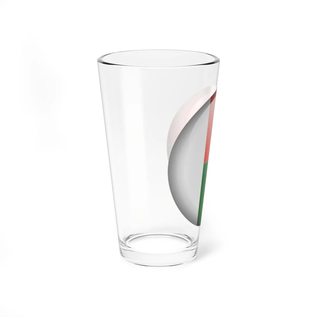 Flag orb Madagascar (Madagascar) Pint Glass 16oz - Go Mug Yourself